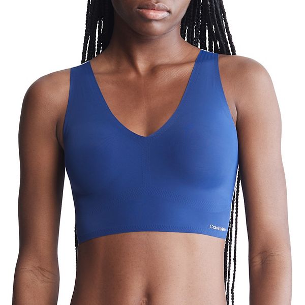 CALVIN KLEIN INVISIBLES LIGHTLY LINED V-NECK BRALETTE: #QF4708-CHOOSE  COLOR/SZ.