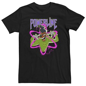 Disney's A Goofy Movie Big & Tall Powerline Atom Spray Graphic Tee