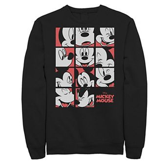 Disney's Mickey Mouse & Friends Big & Tall Mickey Mouse Expressions Boxes Graphic Fleece