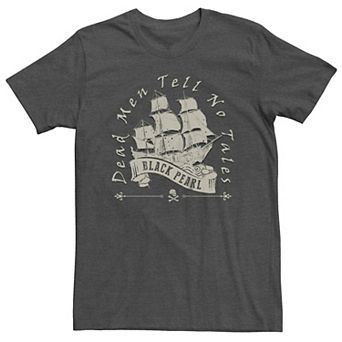 Disney's Pirates of the Caribbean: Dead Men Tell No Tales Big & Tall Black Pearl Graphic Tee