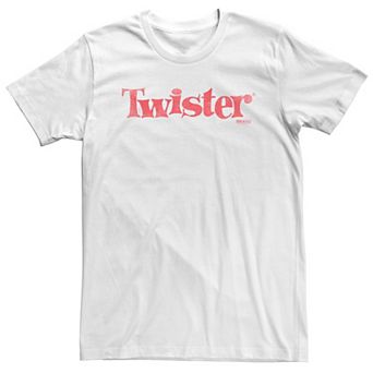 Big & Tall Twister Red Distressed Classic Logo Graphic Tee