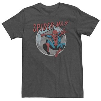 Big & Tall Marvel Comics Classic Spider-Man Circle Graphic Tee
