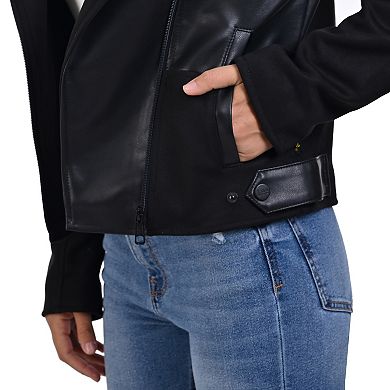 Women's Lee® Faux Leather Biker Jacket