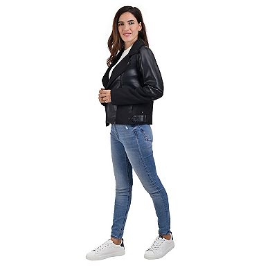 Women's Lee® Faux Leather Biker Jacket
