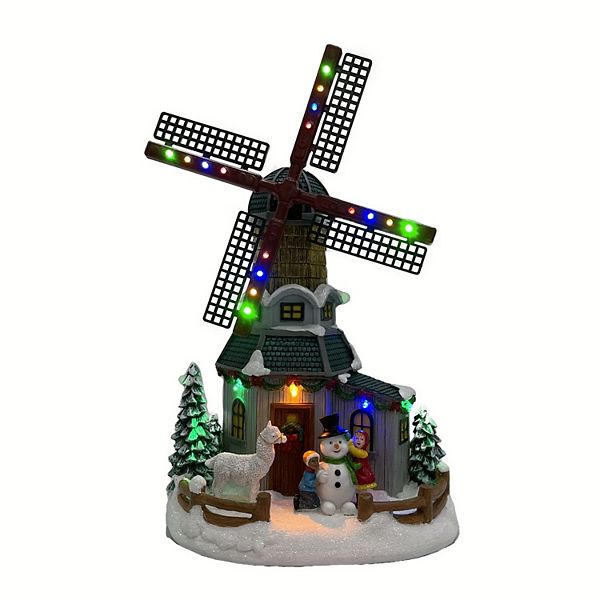 St. Nicholas Square® Lighted Windmill Table Décor