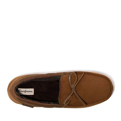 Dearfoams Pierce Men's Faux Suede Moccasin Slippers