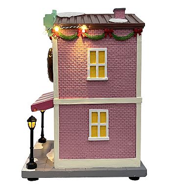 St. Nicholas Square Lighted Donut Shop Table Décor