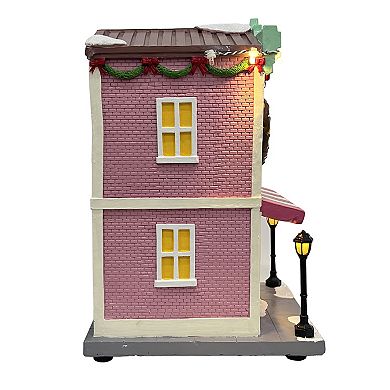 St. Nicholas Square Lighted Donut Shop Table Décor