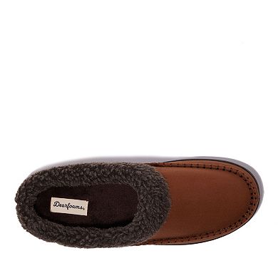 Dearfoams Marshall Microsuede Men's Clog Slippers