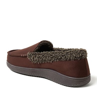 Dearfoams Alexander Microsuede Men's Moccasin Slippers