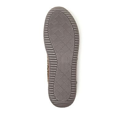 Dearfoams Alexander Microsuede Men's Moccasin Slippers