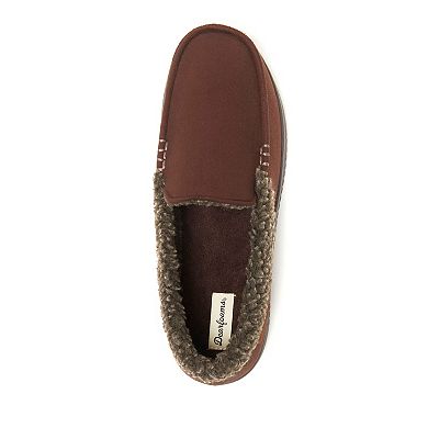 Dearfoams Alexander Microsuede Men's Moccasin Slippers