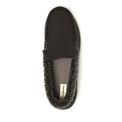 Dearfoams Alexander Microsuede Men's Moccasin Slippers