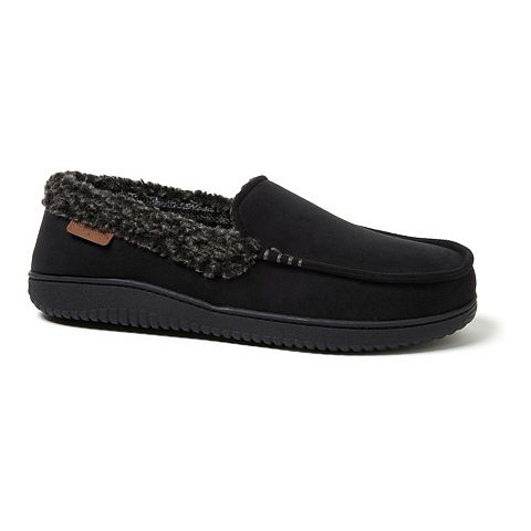 Мужские тапочки Dearfoams Alexander Microsuede Men's Moccasin Slippers