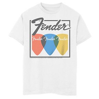 Boys 6-20 Fender Multiply Guitar Pick Graphic Tee