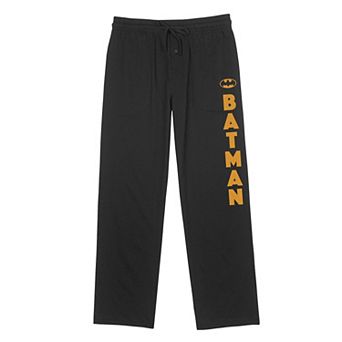 Men's Batman Bat Signal Vertical Name Pajama Pants