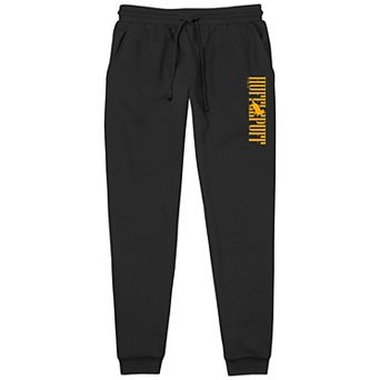 Men's Harry Potter Hufflepuff Badger Logo Banded Bottom Pajama Pants