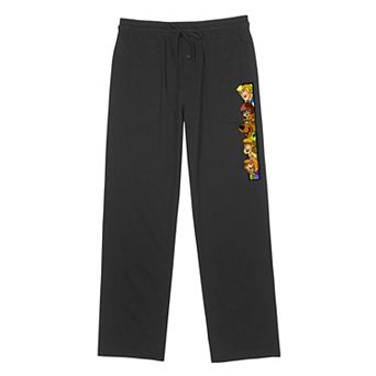 Men's Scooby Doo Peeking Mystery Gang Pajama Pants