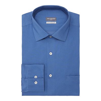 Dusty Blue Van Heusen Flex Collar Shirt Van Heusen Big And Tall