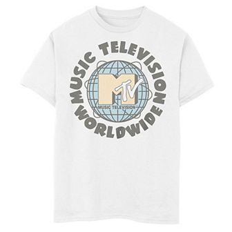 Boys' 8-20 MTV Music Television Worldwide Logo Graphic Tee