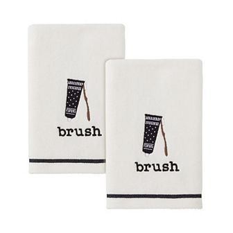 Avanti Bath Icons Fingertip Towel 2-Pack