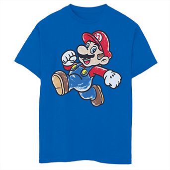 Boys 6-20 Nintendo Mario Artsy Paint Tee