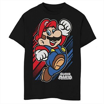 Boys 8-20 Nintendo Mario Wind Sprint Picture Graphic Tee