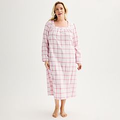 Long flannel night discount gowns