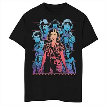 Boys 6-20 Netflix Stranger Things Populous Gaze Poster Graphic Tee