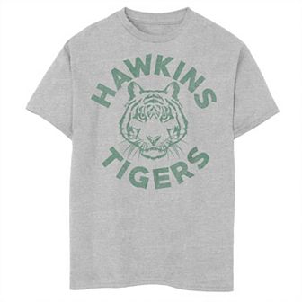 Boys 8-20 Netflix Stranger Things Hawkins Tigers Face Tee