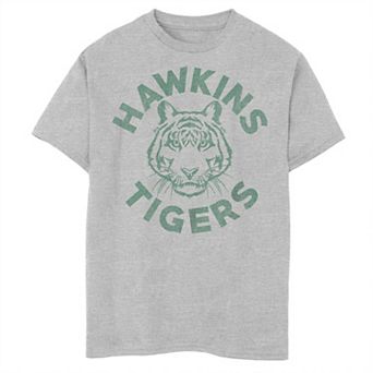 Boys 8-20 Netflix Stranger Things Hawkins Tigers Face Tee