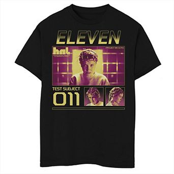Boys 8-20 Netflix Stranger Things Eleven Streetwear Poster Tee