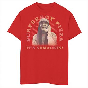 Boys 8-20 Netflix Stranger Things Argyle Shmackin Boy Pizza Tee