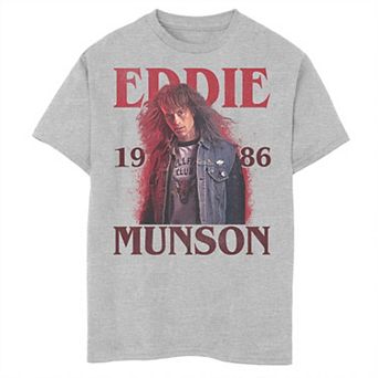Boys 6-20 Netflix Stranger Things Eddie 1986 Textbox Graphic Tee