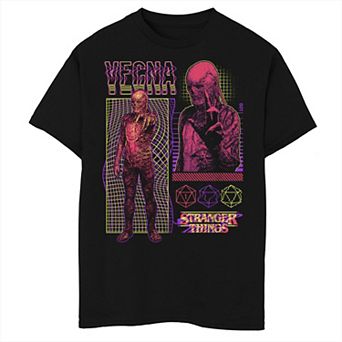 Boys 8-20 Netflix Stranger Things Vecna Streetwear Infographic Tee