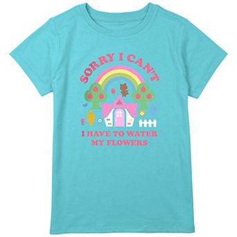 Girls 8-20 Animal Crossing Sorry I Can't I Have To Water My Flowers Graphic Tee in Regular & Plus Size
