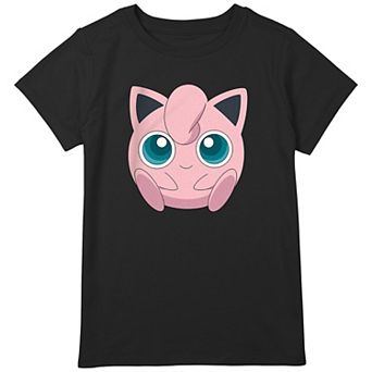 Girls 8-20 Pokemon Jigglypuff Big Face Graphic Tee