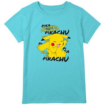 Girls 8-20 Pokemon Pikachu Cracks A Joke Graphic Tee in Regular & Plus Size