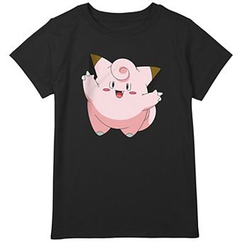 Girls 8-20 Pokemon Happy Big Hug Clefairy Graphic Tee