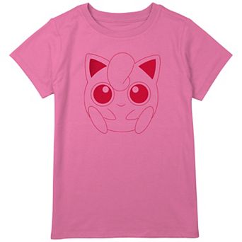 Girls 8-20 Pokemon Happy Jigglypuff Graphic Tee