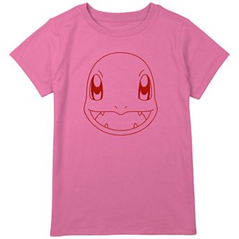 Girls 8-20 Pokemon Charmander Head Graphic Tee