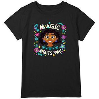 Disney's Encanto Girls Magic Awaits You Portrait Plus Graphic Tee
