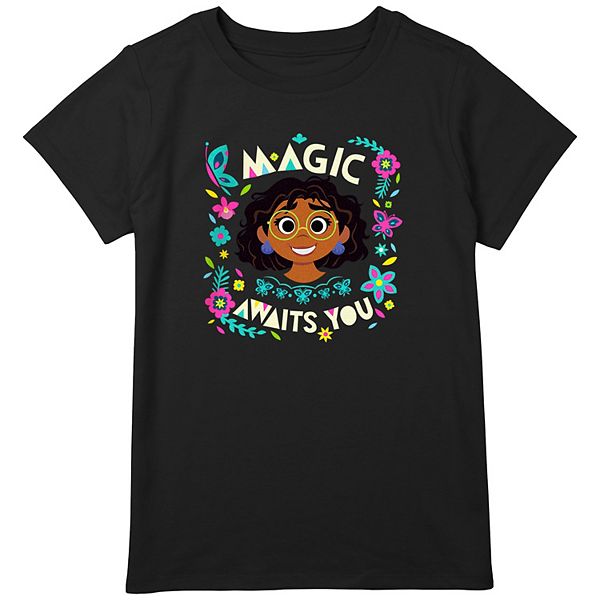 Disney's Encanto Girls Magic Awaits You Portrait Plus Graphic Tee