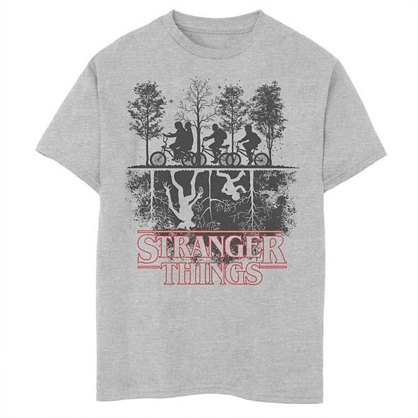 Boys' 8-20 Stranger Things The Upside Down Logo Graphic Tee