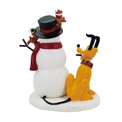 Disney's Pluto and Snowman Tabletop Decor by St. Nicholas Square®