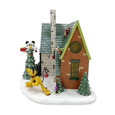 Disney's Mickey Mouse Holiday Home LED Village Tabletop Decor by St. Nicholas Square