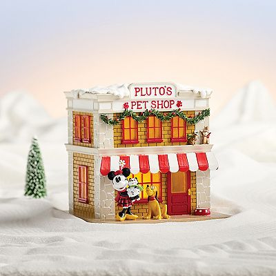 New In Box orders St Nicholas Square Pluto’s Pet Shop Disney Christmas Village