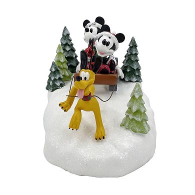 Disney's Mickey Mouse & Minnie Sledding Tabletop Decor by St. Nicholas Square® 