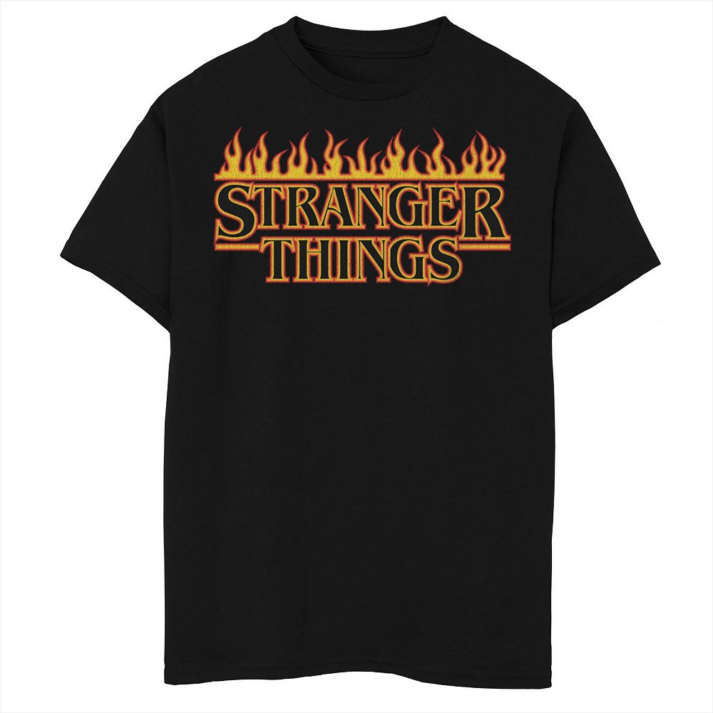 Felpa Stranger Things Flaming Netflix – Ufficiale, Nero, Taglia L - 2