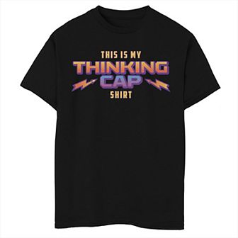 Boys 8-20 Husky Netflix Stranger Things This Is My Thinking Cap Shirt Graphic Tee